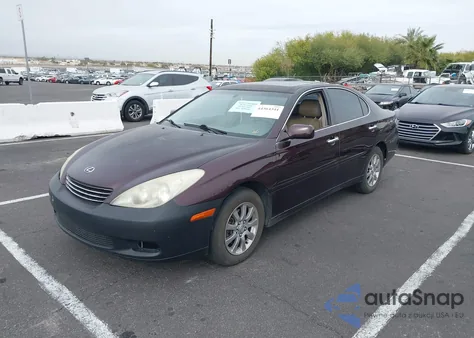 2002 Lexus Es 300 z USA, uszkodzony, nr VIN JTHBF30G020066068